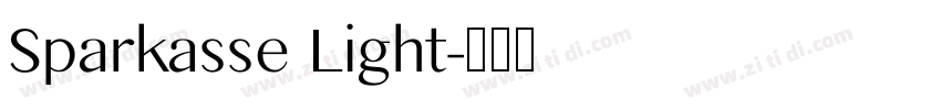 Sparkasse Light字体转换